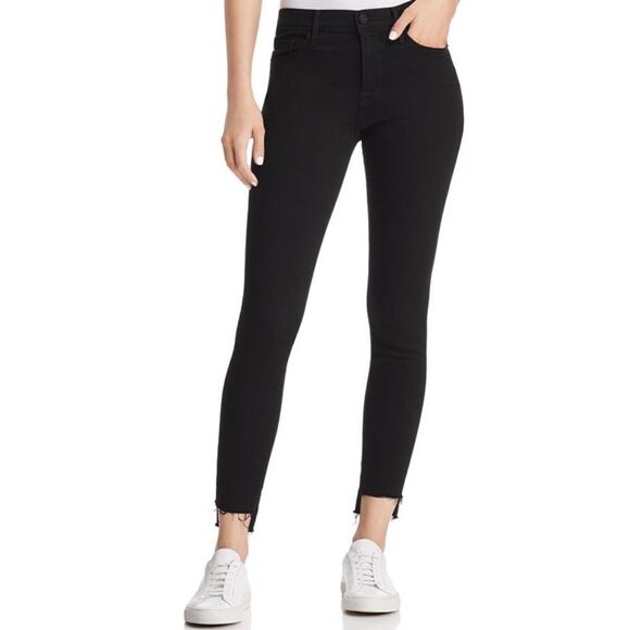 Frame Le Skinny De Jeanne Raw Stagger Jeans  SZ 24 - Picture 1 of 9